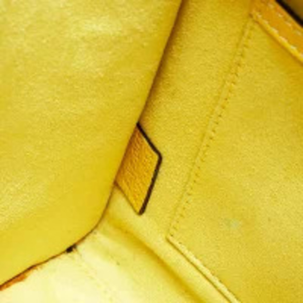 Celine Luggage Leather Handbag Yellow - Picture 12 of 13